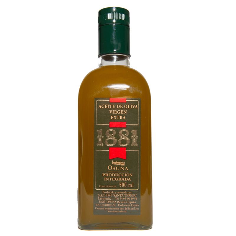 Comprar Aceite de Oliva Virgen Extra. Botella de cristal 1 lt. - Aceite1881