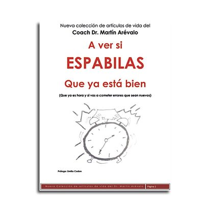 portada del libro a ver si espabilas que ya esta bien